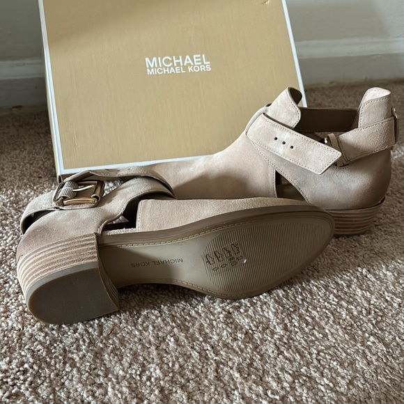 Michael Kors Mercer Suede Bootie - Picture 5 of 5